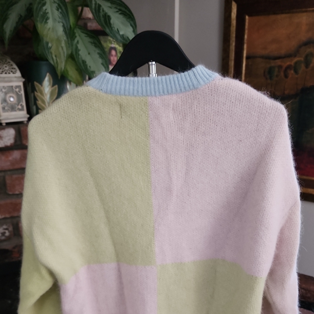 Teddy Fresh x Care Bears Pastel Bear Graphic Unisex Cardigan Sweater - Picture 6 of 16